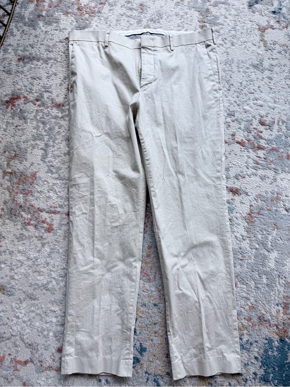 Men Light Khaki Chino Pants